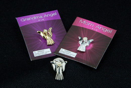 Mom and Grandma Angel Pins