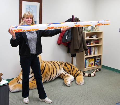 96" Inflatable Rocket Tube